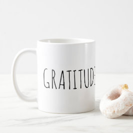 GRATITUDE KAFFEE-TASSE KAFFEETASSE