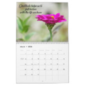 Gratitude  kalender (Mär 2026)