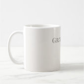 Gratitude – Minimal Typography Design Kaffeetasse (Links)
