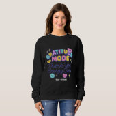 Gratitude Mode Thank-You Energy Only Cute Kawaii Sweatshirt (Vorne ganz)