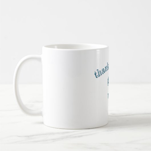 gratitude mug kaffeetasse (Links)
