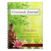 GRATITUDE NOTEBOOK JOURNAL NOTIZBLOCK (Vorderseite)