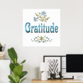 GRATITUDE POSTER (Heimbüro)