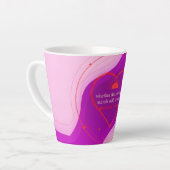 Gratitude Remains™: A Daily Ritual of Love  Milchtasse (Linke Ecke)