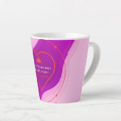 Gratitude Remains™: A Daily Ritual of Love  Milchtasse (Rechte Ecke)