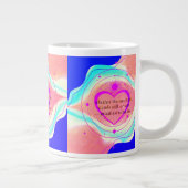 Gratitude Remains™: A Love-Led Morning & Night Mug Jumbo-Tasse (Rechts)