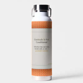Gratitude Remains: affirmation drinkware Mindful Trinkflasche
