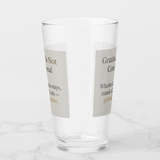 Gratitude Remains: Every Rhythm of L Mindful Sip Glas (Rechts)