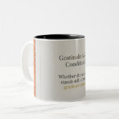  Gratitude Remains: Every Rhythm of Life Reflectiv Zweifarbige Tasse (Vorderseite Links)