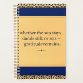 Gratitude Remains: Grateful Day or Night | Daily R Planer (Vorderseite)