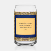 Gratitude Remains: Gratitude Beyond Drinkware Set Dosenglas (Rückseite)