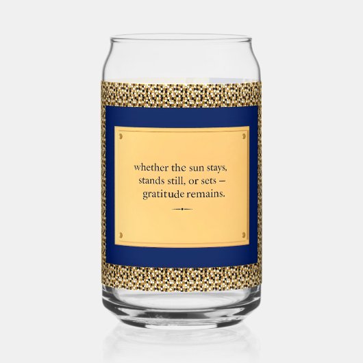 Gratitude Remains: Gratitude Beyond Drinkware Set Dosenglas (Rückseite)