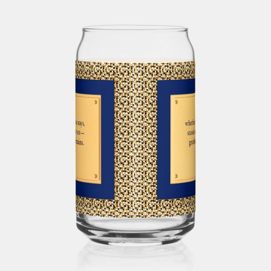 Gratitude Remains: Gratitude Beyond Drinkware Set Dosenglas (Rechts)