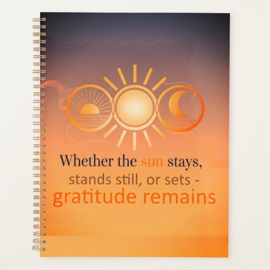 Gratitude Remains: Gratitude Beyond the Clock | Da Planer (Vorderseite)