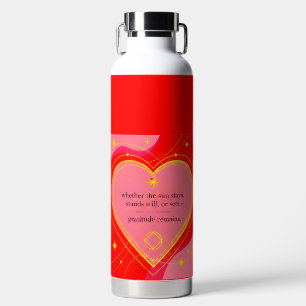 Gratitude Remains™ Liebe & Präsenz Liebe, die reis Trinkflasche