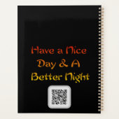 Gratitude Remains: Light or Night, Still Thankful  Planer (Rückseite)