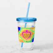 Gratitude Remains™: Love & Intention | Inspiration Acryltrinkbecher (Rückseite)