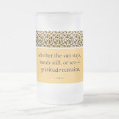 Gratitude Remains: Nice Day Better Night Always Ce Mattglas Bierglas (Mittel)