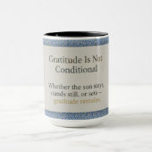 Gratitude Remains: Nice Day Better Night Always Ev Tasse (Zentrum)