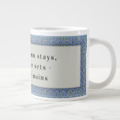 Gratitude Remains: Nice Day & Better Night Always Jumbo-Tasse (Rechts)