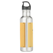 Gratitude Remains Water Bottle | Inspirational Aff Edelstahlflasche (Rückseite)
