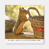 Gratitude Squirrel Magnet (Vorne)
