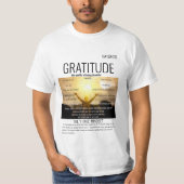 GRATITUDE T-Shirt (Vorderseite)