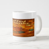 Gratitude Turkey Mug- Feast on Meaning Jumbo-Tasse (Vorderseite Rechts)