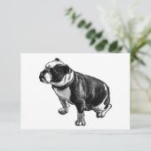 Gratitude Without Noise Dankeskarte (Stehend Vorderseite)