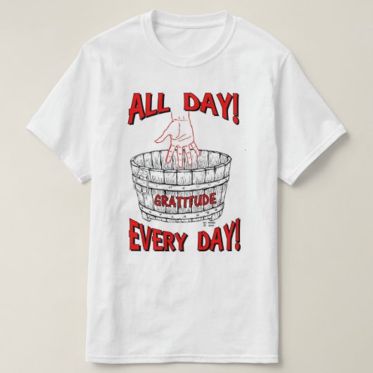 GRATITUDEBUCKET T-Shirt (Design vorne)