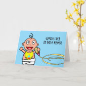 Grattis bebauen äh Lilla Prins, Glückwünsche, Karte (Gelbe Blume)