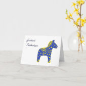 Grattis på födelsedagen Schweden Geburtstag Karte (Gelbe Blume)