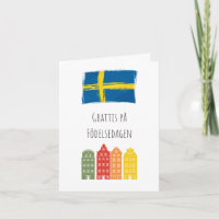 Grattis på födelsedagen Schweden Geburtstag