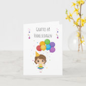 Grattis på födelsedagen Schweden Geburtstag Karte (Gelbe Blume)