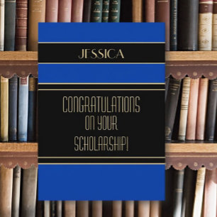 Gratulanten Stipendiat Karte