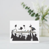 Gratulation Absolvent Postkarte (Stehend Vorderseite)