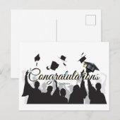Gratulation Absolvent Postkarte (Vorne/Hinten)