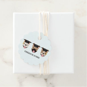 Gratulation an French Bulldogs Geschenkanhänger