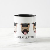 Gratulation an French Bulldogs Tasse (Zentrum)