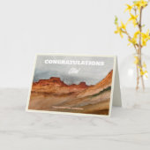 Gratulation Aquarell Western Desert Karte (Gelbe Blume)