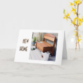 GRATULATION AUF IHRER "NEUEN ZUHAUSE" KARTE (Gelbe Blume)