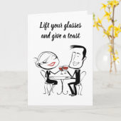 "GRATULATION AUF IHRER VERLOBUNG"-KARTE KARTE (Gelbe Blume)