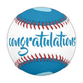 Gratulation Baseball von dalDesignNZ (Rückseite)