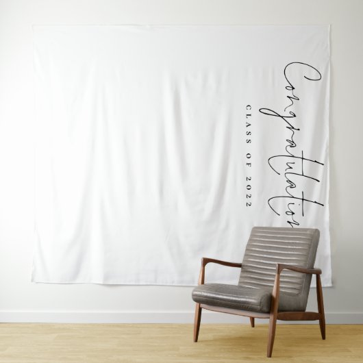 Gratulation Class 2024 Graduate Foto Backdrop Wandteppich (Beispiel (Horizontal))