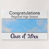 Gratulation Class of 2022 Foto Template Puzzle (Horizontal)