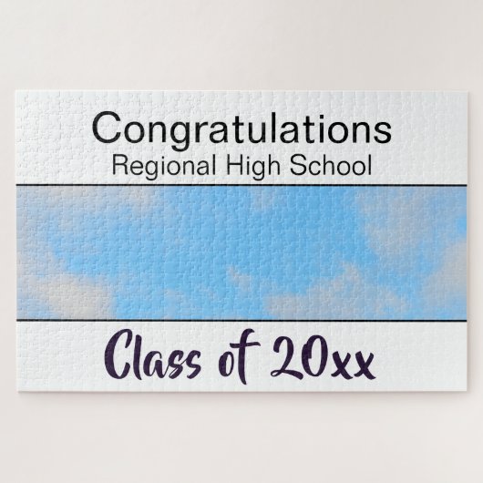 Gratulation Class of 2022 Foto Template Puzzle (Horizontal)
