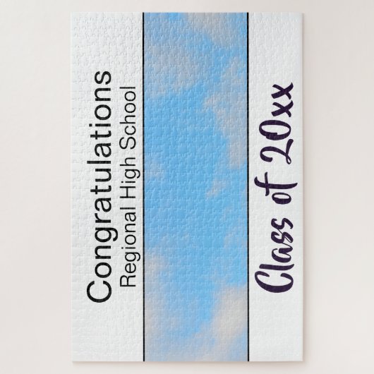 Gratulation Class of 2022 Foto Template Puzzle (Vertikal)