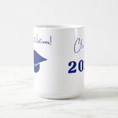 Gratulation Class of 2025 Blue Kaffeetasse (Mittel)