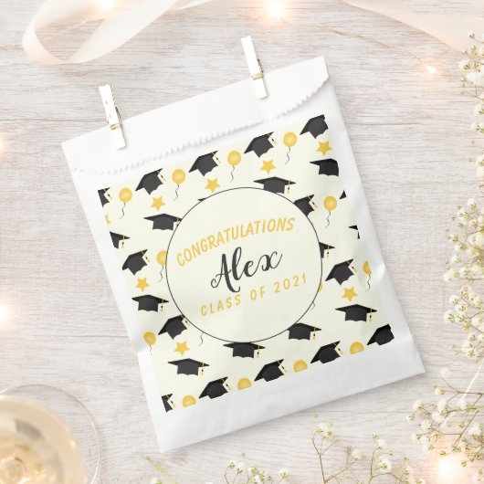 Gratulation Class of Graduate Customize Name Geschenktütchen (Ausgeschnitten)