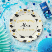 Gratulation Class of Graduate Customize Name Pappteller (Party)